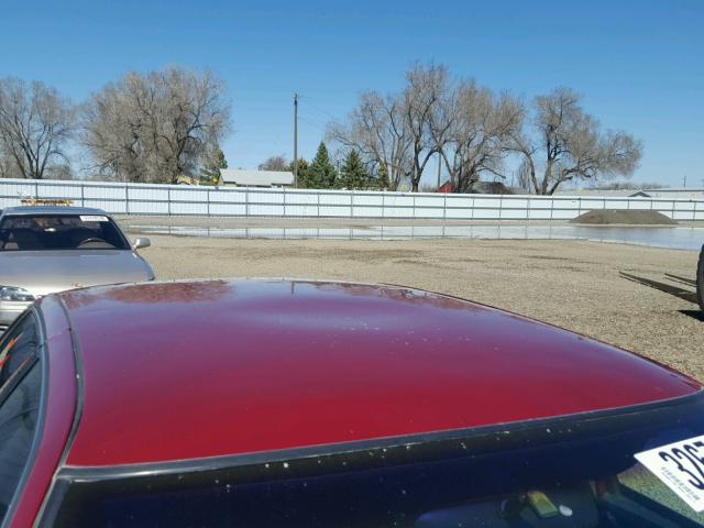 1G2NE52M2VM556660 - 1997 PONTIAC GRAND AM S Tünd qırmızı foto 9