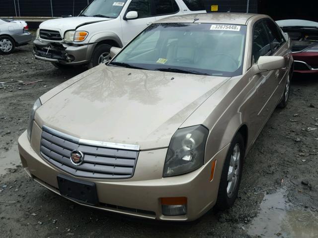 1G6DM56T250204877 - 2005 CADILLAC CTS BEIGE photo 2