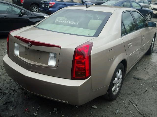 1G6DM56T250204877 - 2005 CADILLAC CTS BEIGE photo 4