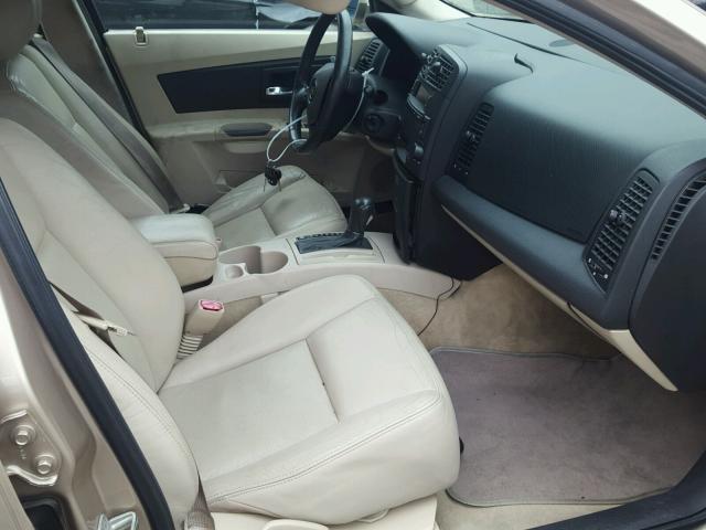 1G6DM56T250204877 - 2005 CADILLAC CTS BEIGE photo 5