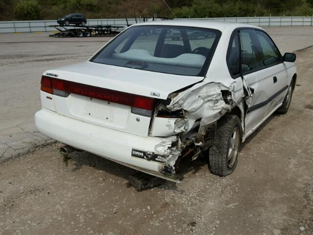 4S3BD4355V7209745 - 1997 SUBARU LEGACY L WHITE photo 4