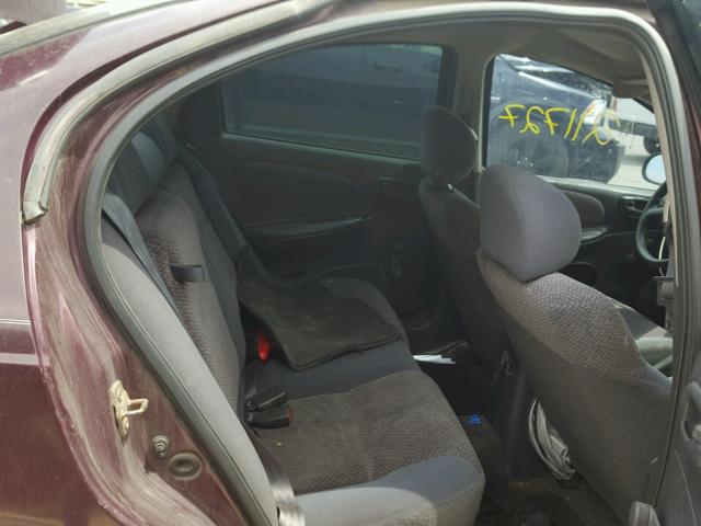 1P3ES46C8YD634282 - 2000 PLYMOUTH NEON BASE 栗色 照片 6