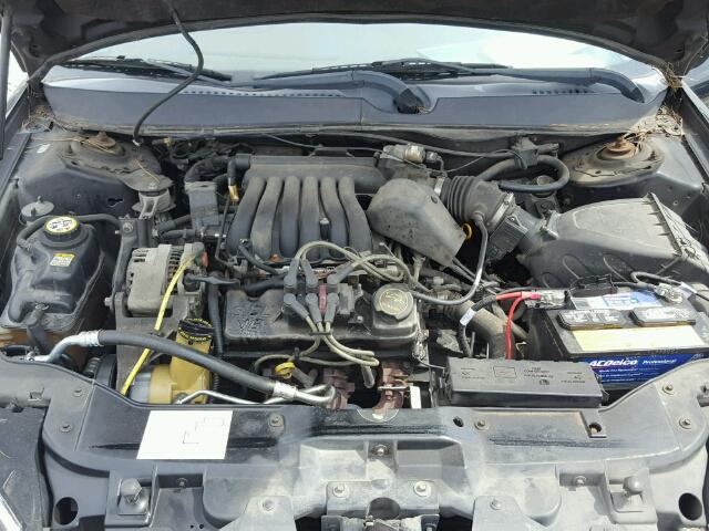 1FAFP55U83G155332 - 2003 FORD TAURUS SES BLACK photo 7