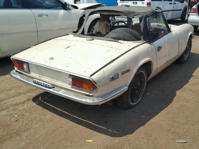 FKL1683 - 1971 TRIUMPH CAR SPITFIRE YELLOW photo 4