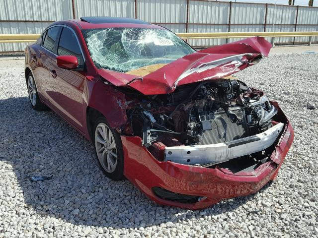 19UDE2F3XHA000966 - 2017 ACURA ILX BASE RED photo 1