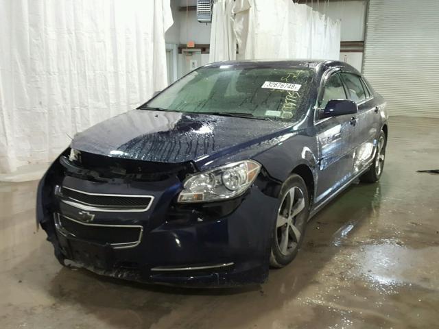 1G1ZC5E13BF368551 - 2011 CHEVROLET MALIBU 1LT 蓝色 照片 2