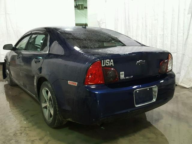 1G1ZC5E13BF368551 - 2011 CHEVROLET MALIBU 1LT 蓝色 照片 3