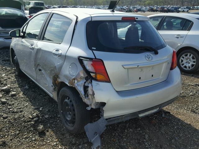 VNKKTUD31HA080398 - 2017 TOYOTA YARIS L SILVER photo 3