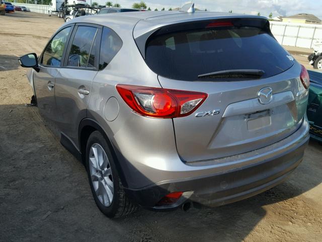 JM3KE2DE5D0127674 - 2013 MAZDA CX-5 GT SILVER photo 3