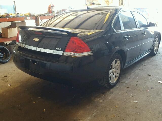 2G1WG5EK0B1234989 - 2011 CHEVROLET IMPALA LT BLACK photo 4