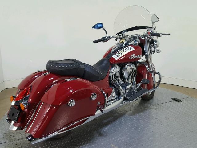 56KTHAAA1G3337041 - 2016 INDIAN MOTORCYCLE CO. SPRINGFIEL MAROON photo 8