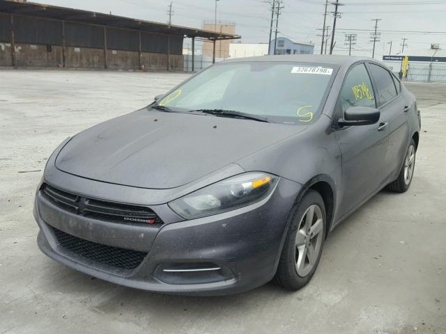 1C3CDFBB8FD222018 - 2015 DODGE DART SXT GRAY photo 2