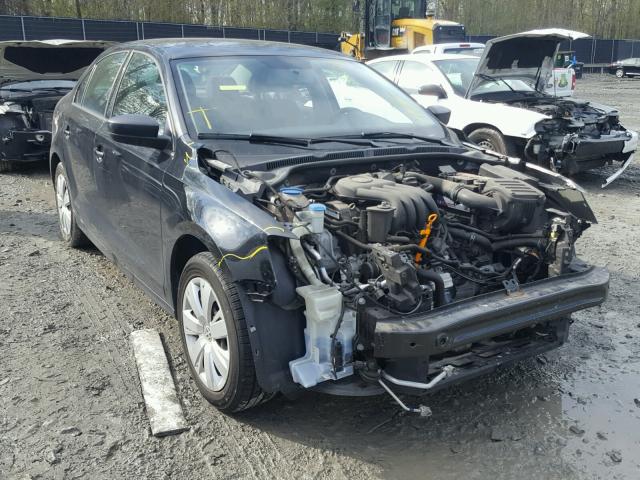 3VW2K7AJ0CM326978 - 2012 VOLKSWAGEN JETTA BASE 黑色 照片 1
