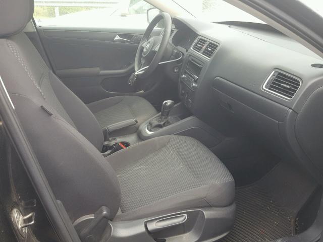 3VW2K7AJ0CM326978 - 2012 VOLKSWAGEN JETTA BASE 黑色 照片 5