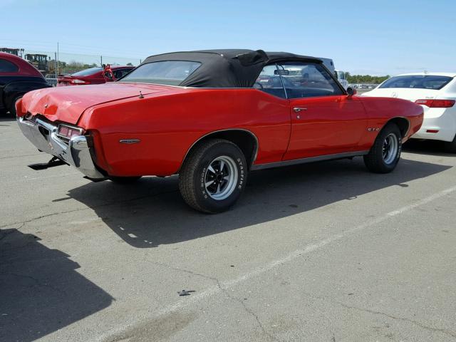 237679B608330 - 1969 PONTIAC GTO RED photo 4