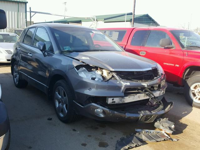 5J8TB18267A001145 - 2007 ACURA RDX GRAY photo 1