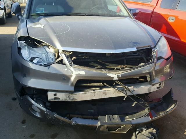 5J8TB18267A001145 - 2007 ACURA RDX GRAY photo 9