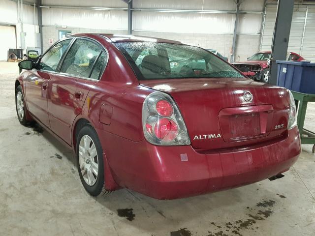 1N4AL11D15N427481 - 2005 NISSAN ALTIMA S MAROON photo 3