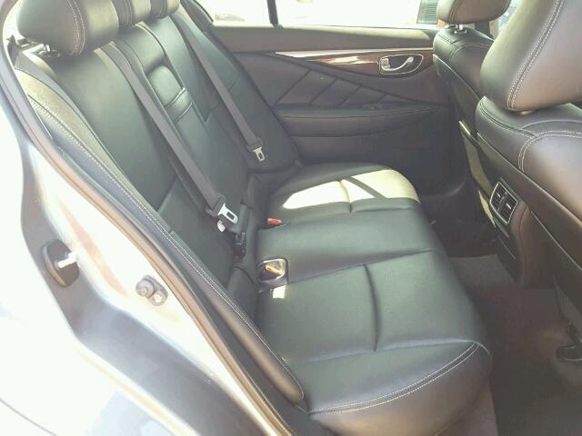 JN1BV7AP5FM331739 - 2015 INFINITI Q50 BASE Сірий фото 6