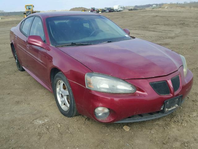 2G2WP522541358369 - 2004 PONTIAC GRAND PRIX MAROON photo 1
