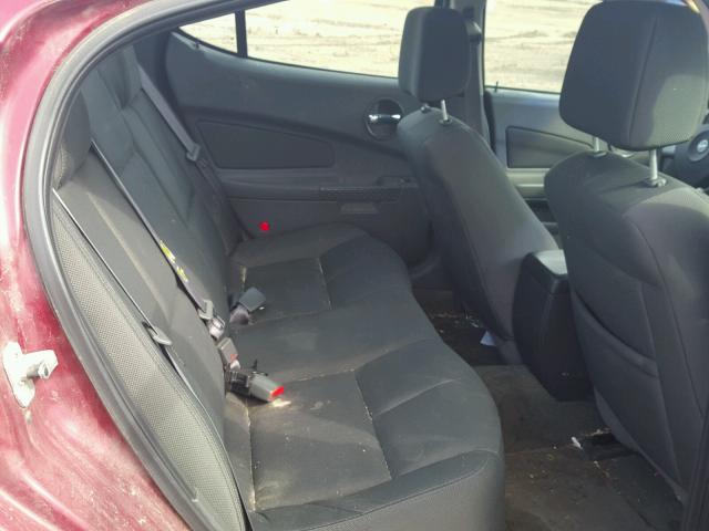 2G2WP522541358369 - 2004 PONTIAC GRAND PRIX MAROON photo 6