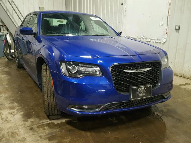 2C3CCAGG1JH168535 - 2018 CHRYSLER 300 S BLUE photo 1