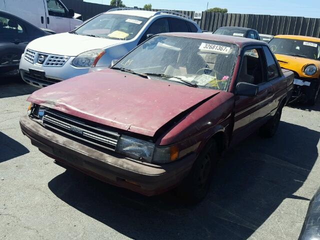 JT2EL32D3J0264080 - 1988 TOYOTA TERCEL DEL MAROON photo 2