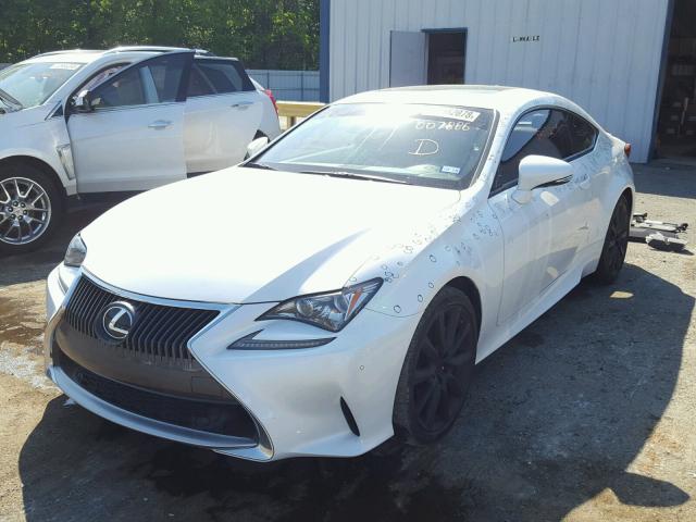 JTHHE5BC9F5007886 - 2015 LEXUS RC 350 WHITE photo 2