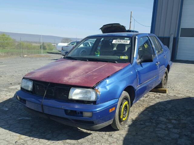 3VWRB81H5WM202680 - 1998 VOLKSWAGEN JETTA GL BLUE photo 2