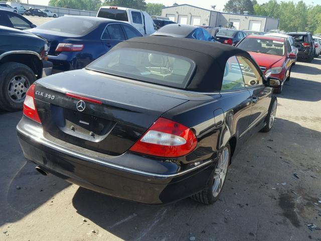 WDBTK56F69F266342 - 2009 MERCEDES-BENZ CLK 350 BLACK photo 4