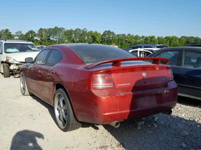 2B3KA53H16H172662 - 2006 DODGE CHARGER R/ MAROON photo 3