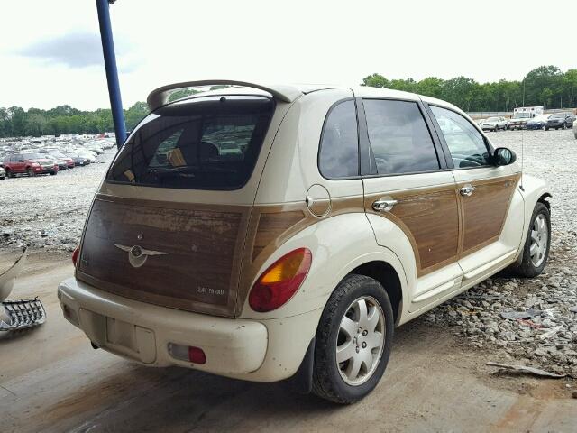 3C8FY68855T601834 - 2005 CHRYSLER PT CRUISER CREAM photo 4