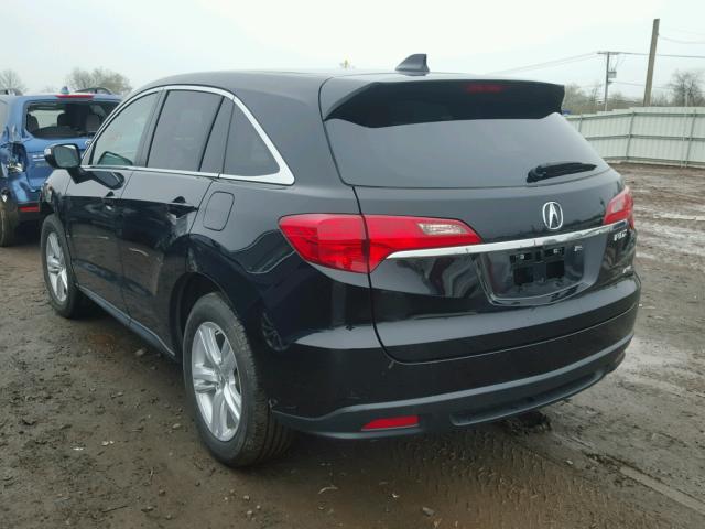 5J8TB4H57FL027638 - 2015 ACURA RDX TECHNO BLACK photo 3