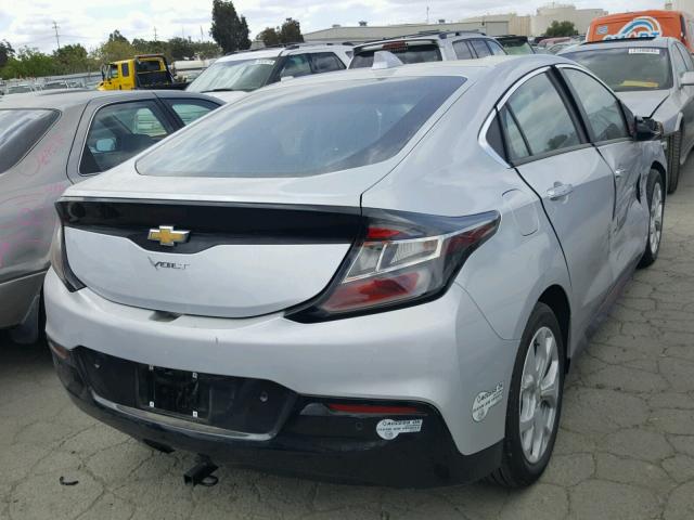 1G1RD6S58HU119323 - 2017 CHEVROLET VOLT PREMI SILVER photo 4