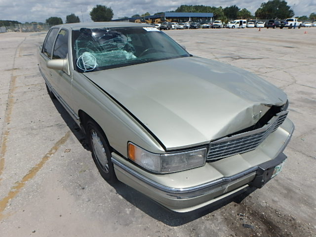 1G6KD52YXTU306667 - 1996 CADILLAC DEVILLE SILVER photo 1