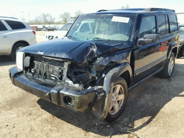 1J8HG48K46C338111 - 2006 JEEP COMMANDER BLACK photo 2