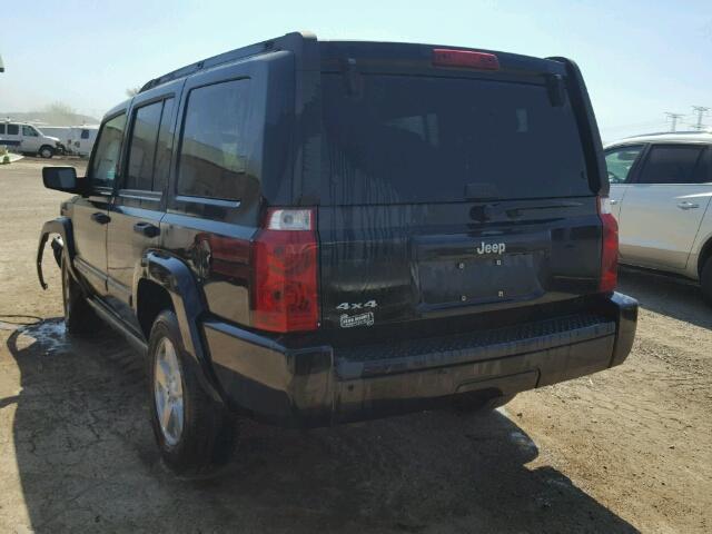1J8HG48K46C338111 - 2006 JEEP COMMANDER BLACK photo 3