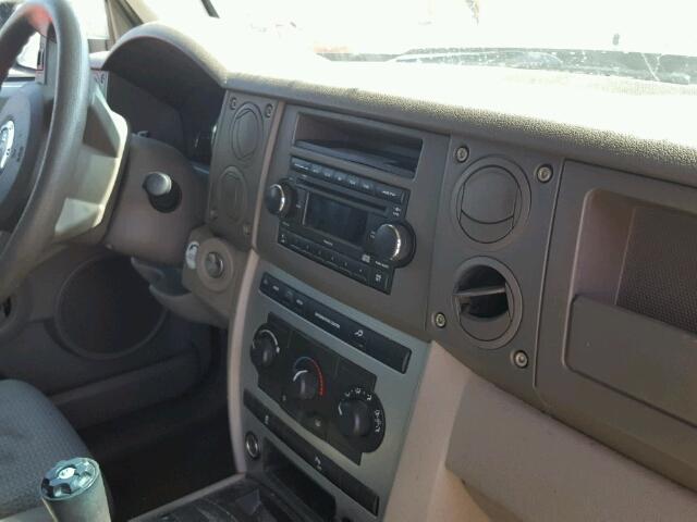 1J8HG48K46C338111 - 2006 JEEP COMMANDER BLACK photo 9