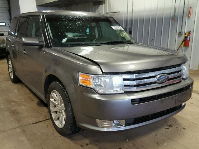 2FMGK5CC3ABA81714 - 2010 FORD FLEX SEL GRAY photo 1