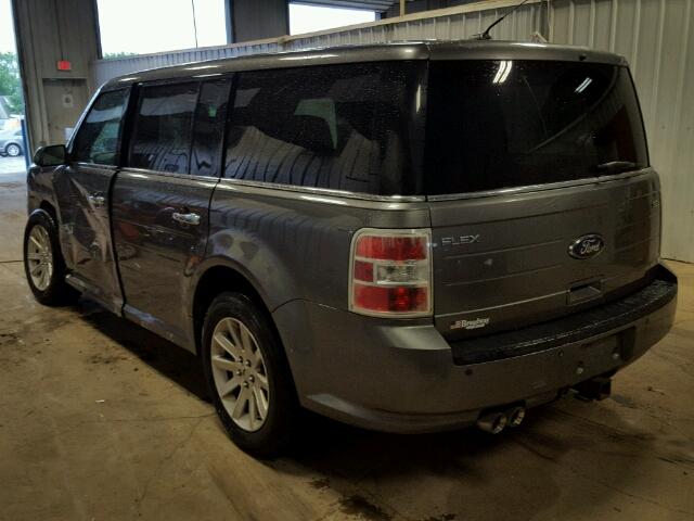 2FMGK5CC3ABA81714 - 2010 FORD FLEX SEL GRAY photo 3