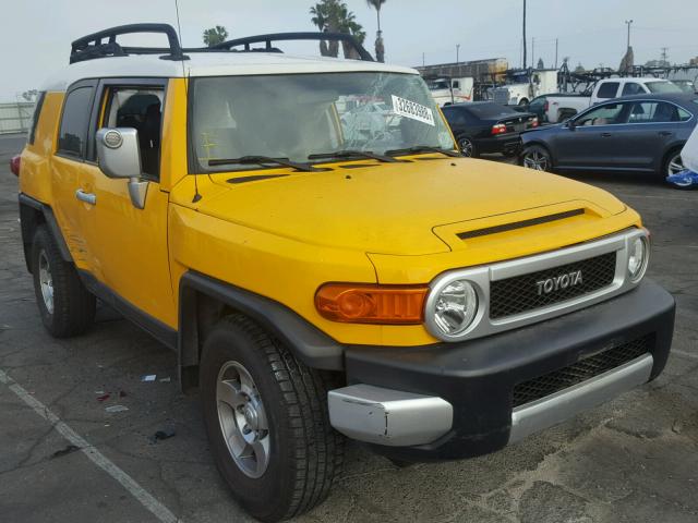 JTEZU11FX8K007599 - 2008 TOYOTA FJ CRUISER YELLOW photo 1