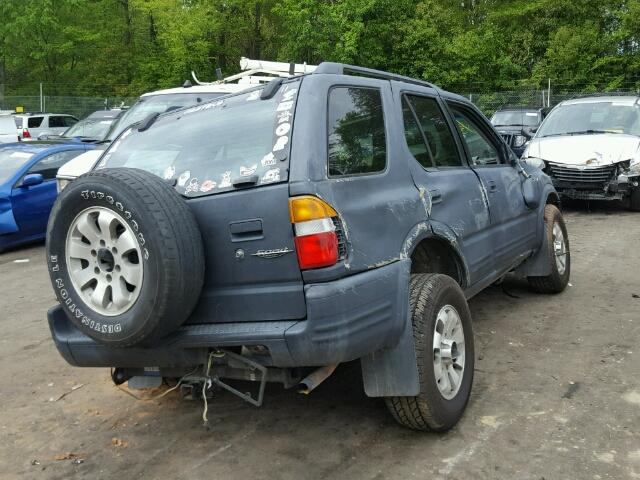 4S6CK58W1W4403678 - 1998 HONDA PASSPORT E Մոխրագույն լուսանկար 4