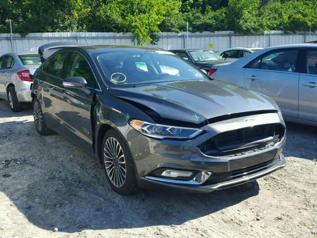 3FA6P0SU6HR208407 - 2017 FORD FUSION TIT GRAY photo 1