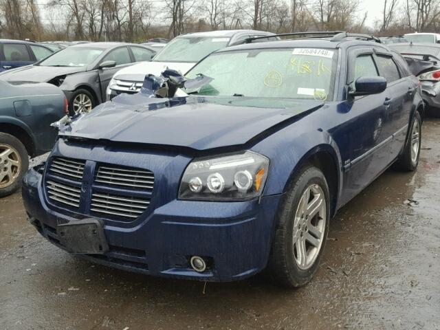 2D8GV58205H613551 - 2005 DODGE MAGNUM R/T BLUE photo 2