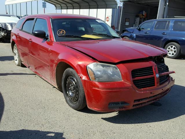 2D4FV47T06H414440 - 2006 DODGE MAGNUM SE BURGUNDY photo 1