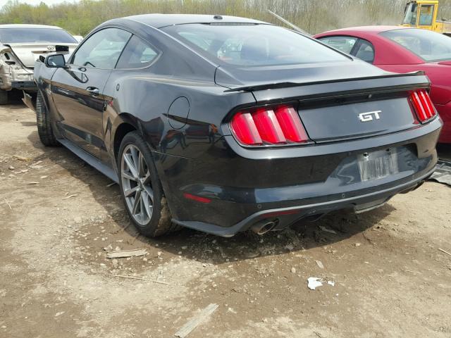 1FA6P8CFXF5406633 - 2015 FORD MUSTANG GT BLACK photo 3