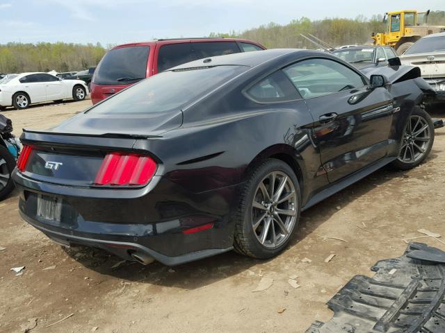 1FA6P8CFXF5406633 - 2015 FORD MUSTANG GT BLACK photo 4