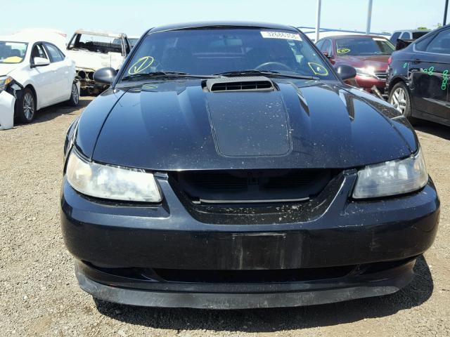1FAFP42R03F393014 - 2003 FORD MUSTANG MA BLACK photo 10
