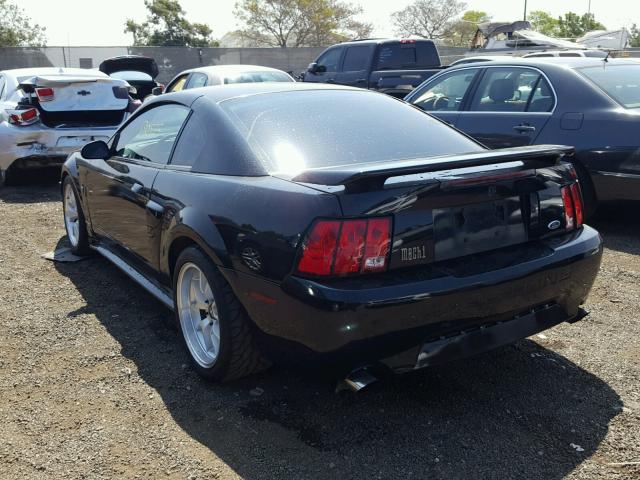 1FAFP42R03F393014 - 2003 FORD MUSTANG MA BLACK photo 3