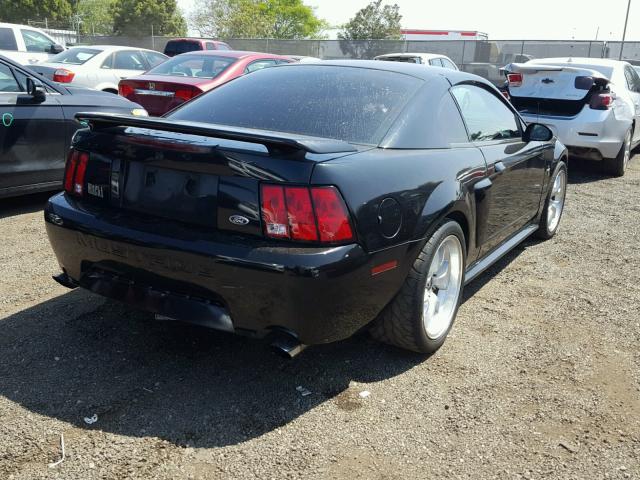 1FAFP42R03F393014 - 2003 FORD MUSTANG MA BLACK photo 4